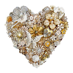 Cherished Love Jeweled Heart - 6