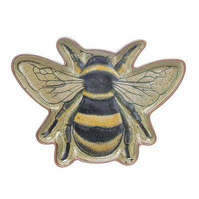 Stoneware Bee Garden Plate