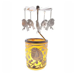 Silver Robin Carousel Votive - 6