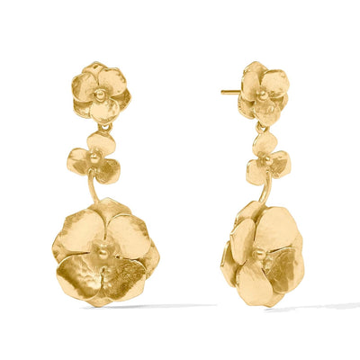 Gold Bloom Tier Earrings