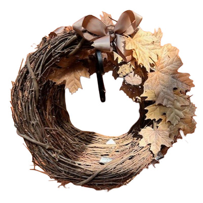 Twig Wreath With Acorns