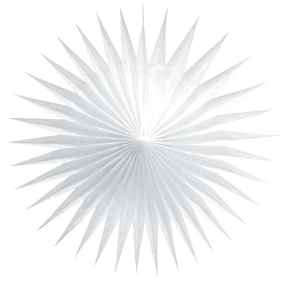 White Pointy Snowflake - Medium