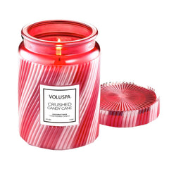 Crushed Candy Cane Jar Candle