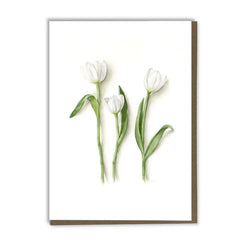 Trio of Tulips - Blank