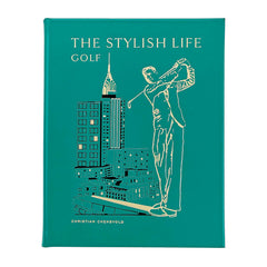 The Stylish Life of Golf Leather Bound Book