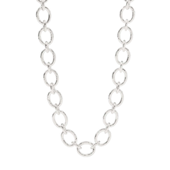 Julie Vos Catalina Silver Demi Link Necklace - 19