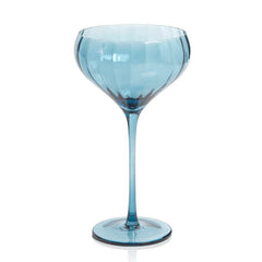 Blue Madeleine Cocktail Glass