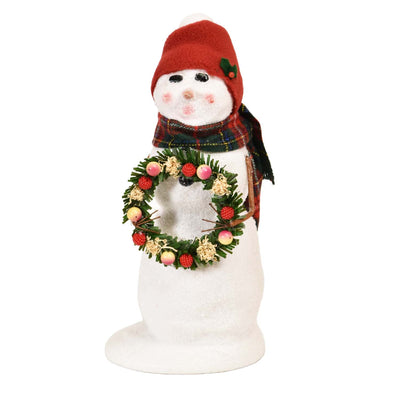 Snowman with Wreath