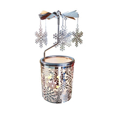 Snowflake Market Carousel Votive - 6