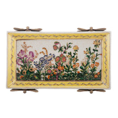 Porcelain Dragonfly Pattern Platter