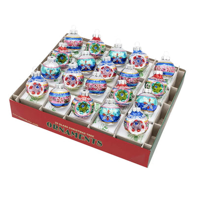 Christmas Confetti 20 Count 1.15' Half Reflector Half Rounds