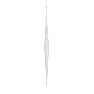 Sparkle Icicle Ornament - 12" Long