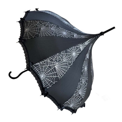 Silver Spiderweb Umbrella