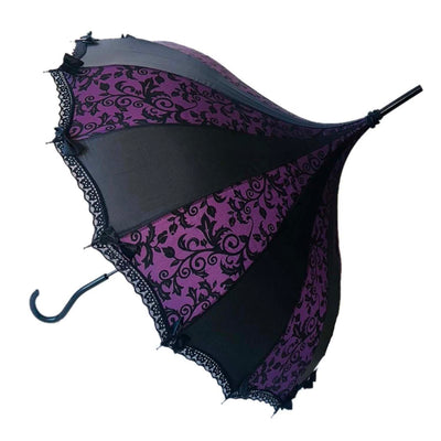 Purple Flowers Umbrella