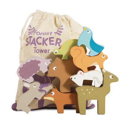 Woodland Stacking Animals