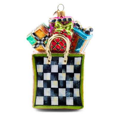 Confetti Shopping Bag Ornament