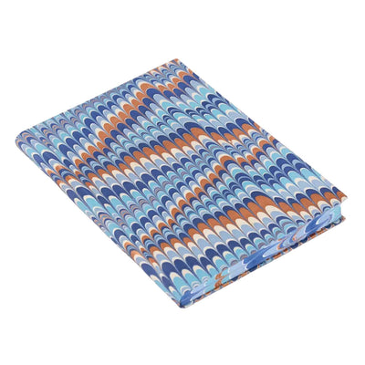 Blue Marbled Gilded Journal