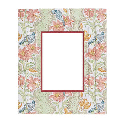 Mint Floral Picture Frame