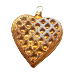Waffle Heart Ornament