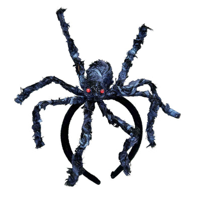 Furry Spider Headband - 12" Wide