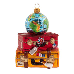 Stack Of Suitcases Ornament
