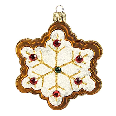 Gingerbread Snowflake Ornament