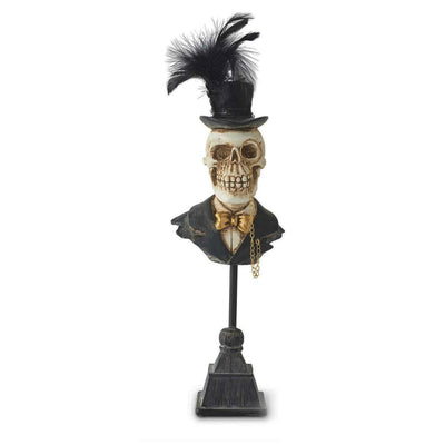 Skeleton Man Bust - 13" Tall