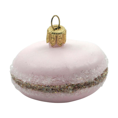 Pink Sparkle Macaroon Ornament
