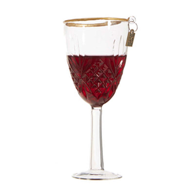 Elegant Wine Ornament - 5.5"