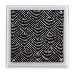 Mosaic Black Wave Panel - 20