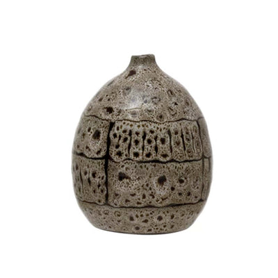 Black Glaze Terracotta Vase - Small