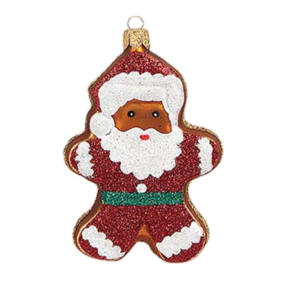 Gingerbread Santa Cookie Ornament