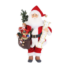 Vintage Santa with LED Light