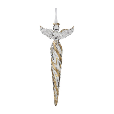 Gold Angel Icicle Ornament - 7"