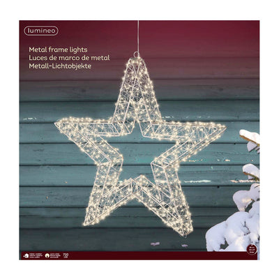 3D Warm White Star - 22"