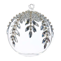 Silver Jeweled Ornament - 5