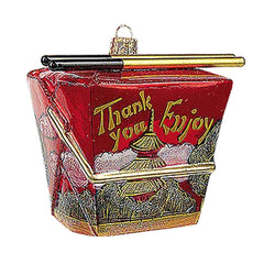 Chinese Take Out Box Ornament
