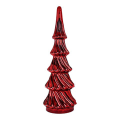 Red Glass Xmas Tree - 13