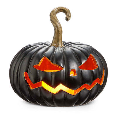 LED Black Jack O' Lantern - 7"
