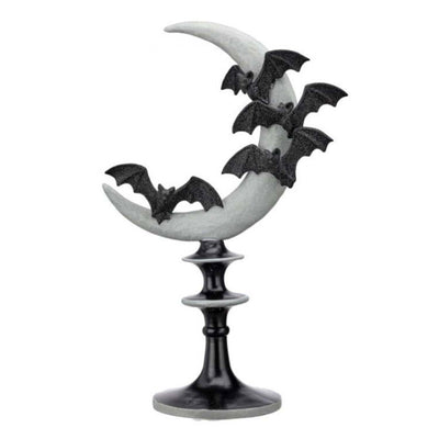 Bats on Moon Pedestal - 18"