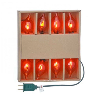 Flame LED Bulb Lights - 128" Long