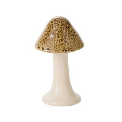 Gold Speckled Mushrooms - 6" Tall