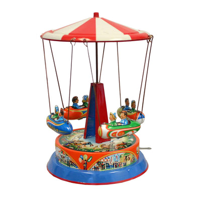 Tin Bullet Carousel - 7.5" Tall