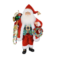 Beads with Wreath Santa