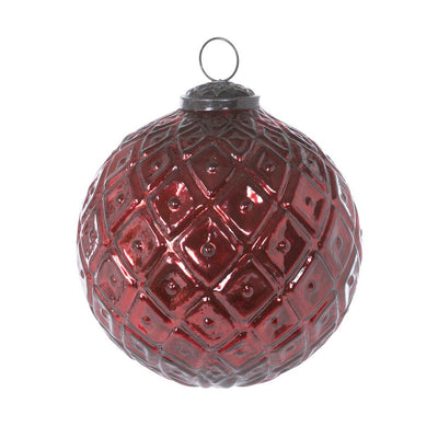 Diamond Pattern Garnet, 5"