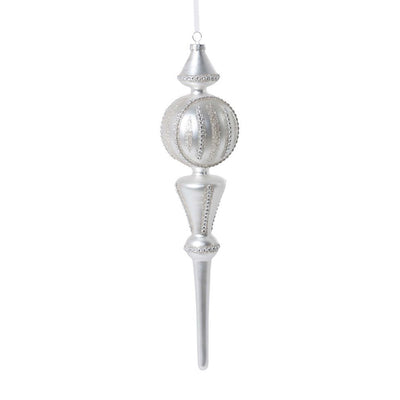 Pearlescent Rhinestone Ornament