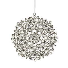 Antique Silver Gem Ornament