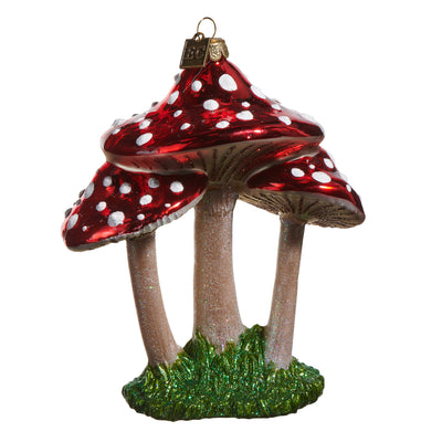 Red Mushroom Trio - 5.5"
