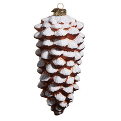 Snowy Brown Pinecone - 8