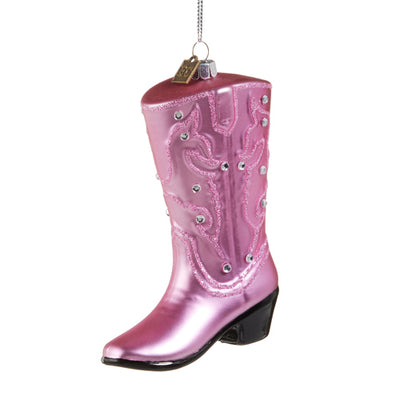 Pink Shiny Boot - 5"